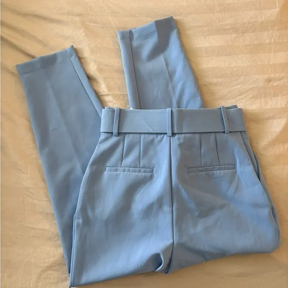 NWT Zara Women's Belted Trousers - Picture 3 of 5